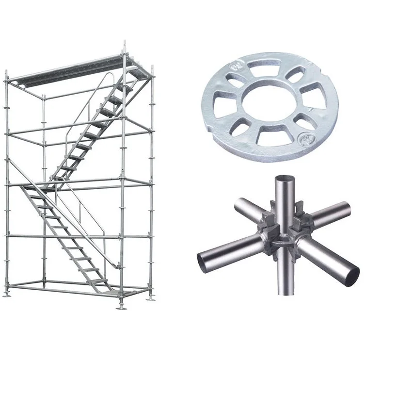 Layher Six Dozen Scaffold 6 Feet By 42 pipe Galvanized Steel Ringlock Scaffolding For Construction