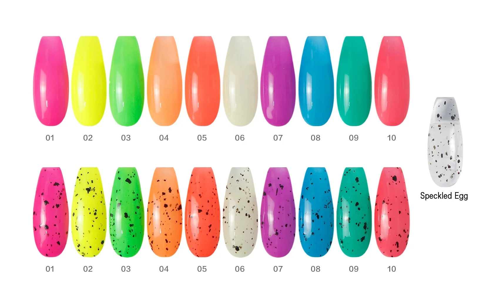 Egg Shell Effect Nail Gel Polish Clear Base Black Spot Luminous UV Gel Nail Polish For Nail Art Beauty