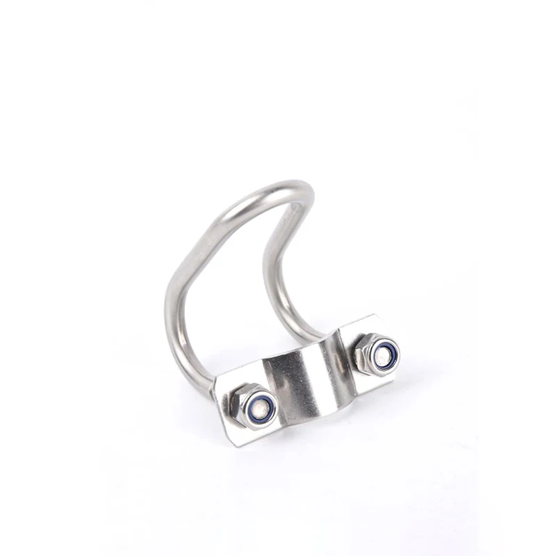 Strong Durability 304 Stainless Steel Double U-shaped Clamp U-shaped Screw Cross U-shaped Bolt Special-shaped Pipe Clamp