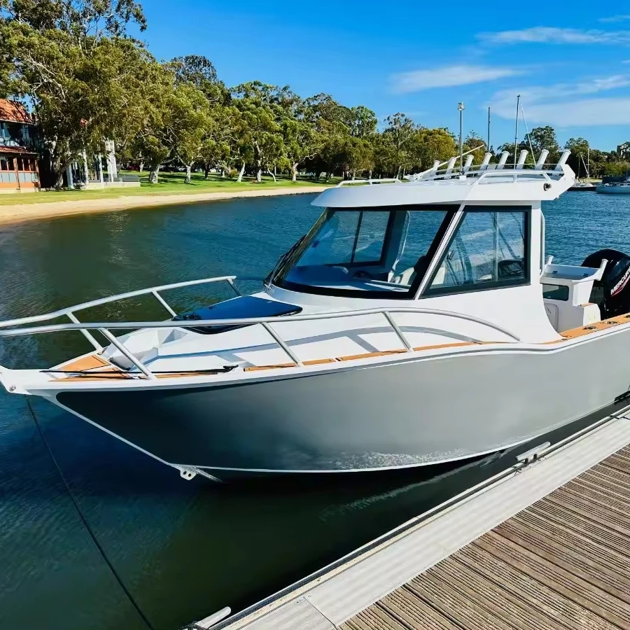 Chinese 20ft Speed Offshore Outboard  Motor Cheap Yacht Aluminum Fishing Boat for Sale Australia