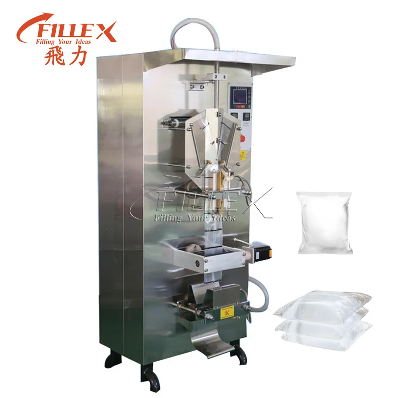 Automatic Liquid Plastic Pouch Sachet Packing Machine Small Bag Water Milk Cooking wine Vinegar Packing Machine