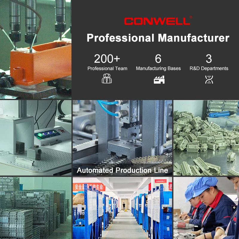 250 В 16a Автомобильные проводные соединители 32 PIN -обжима