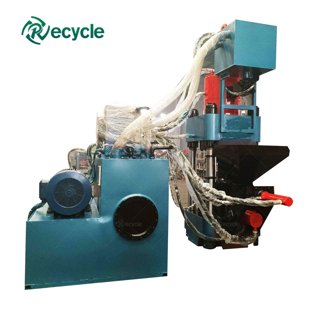  Aluminum Powder Compressing Machinery Metal Scrap Compactor Briquetting