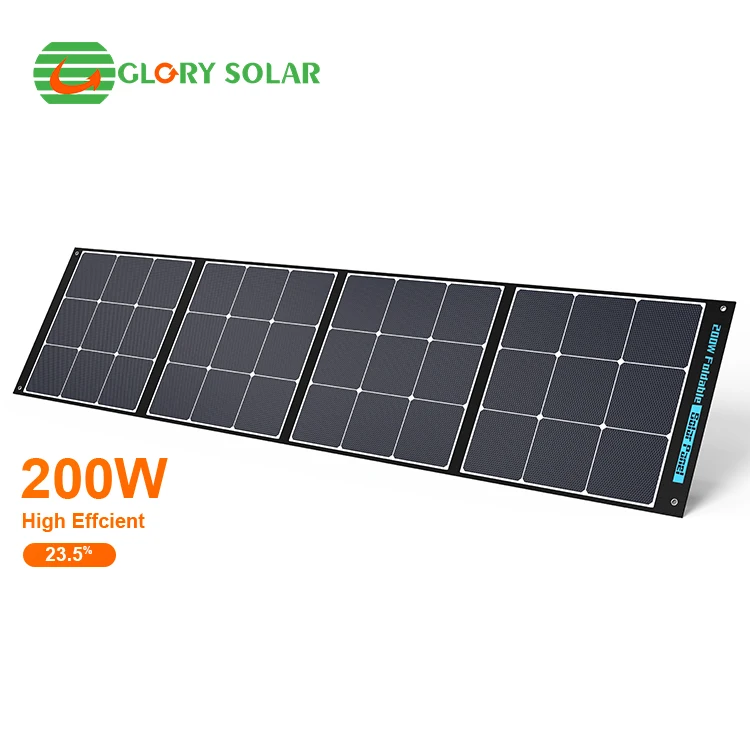 In Stock 200w Portable Foldable Solar Panels Kit pannelli fotovoltaici for camping field outdoor solar plate 200w solar panel