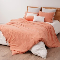 European 5-Star Hotel Bedroom Natural Fabric Bedding Set 100% Cotton Duvet Cover Set Bedding