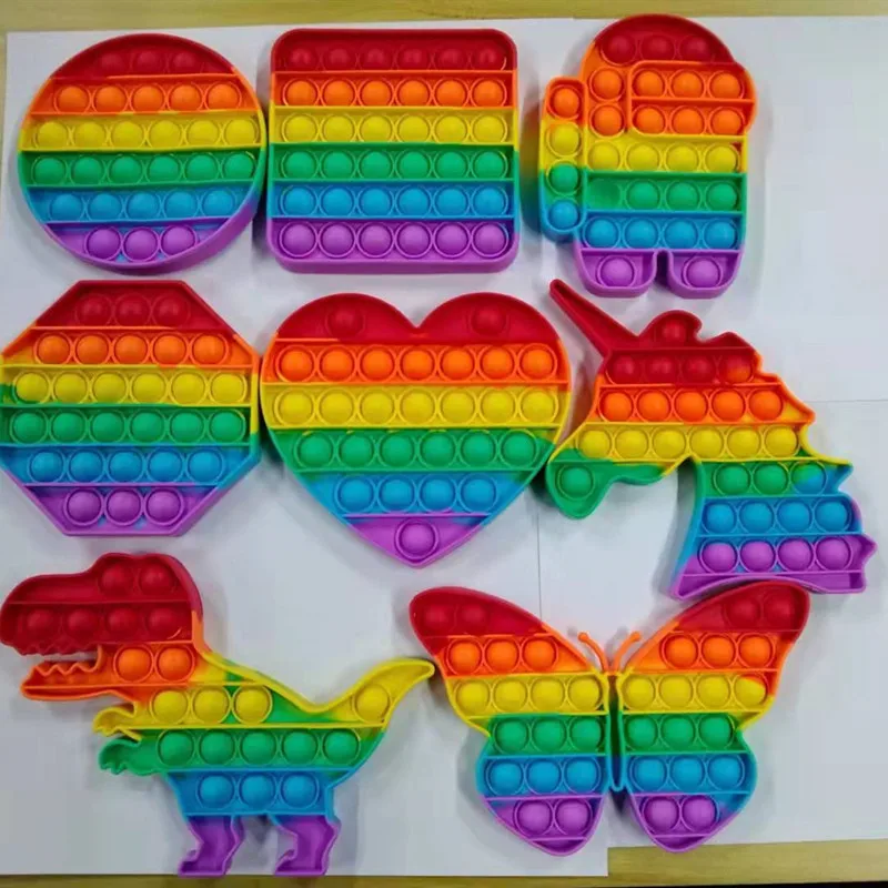 Push   Bubble Sensory Fidget Toy, Among US Autism Special Needs Stress Reliever Silicone Stress Reliever Toy