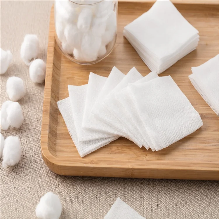 Disposable absorbent gauze sheet surgical piece dressing non-sterile