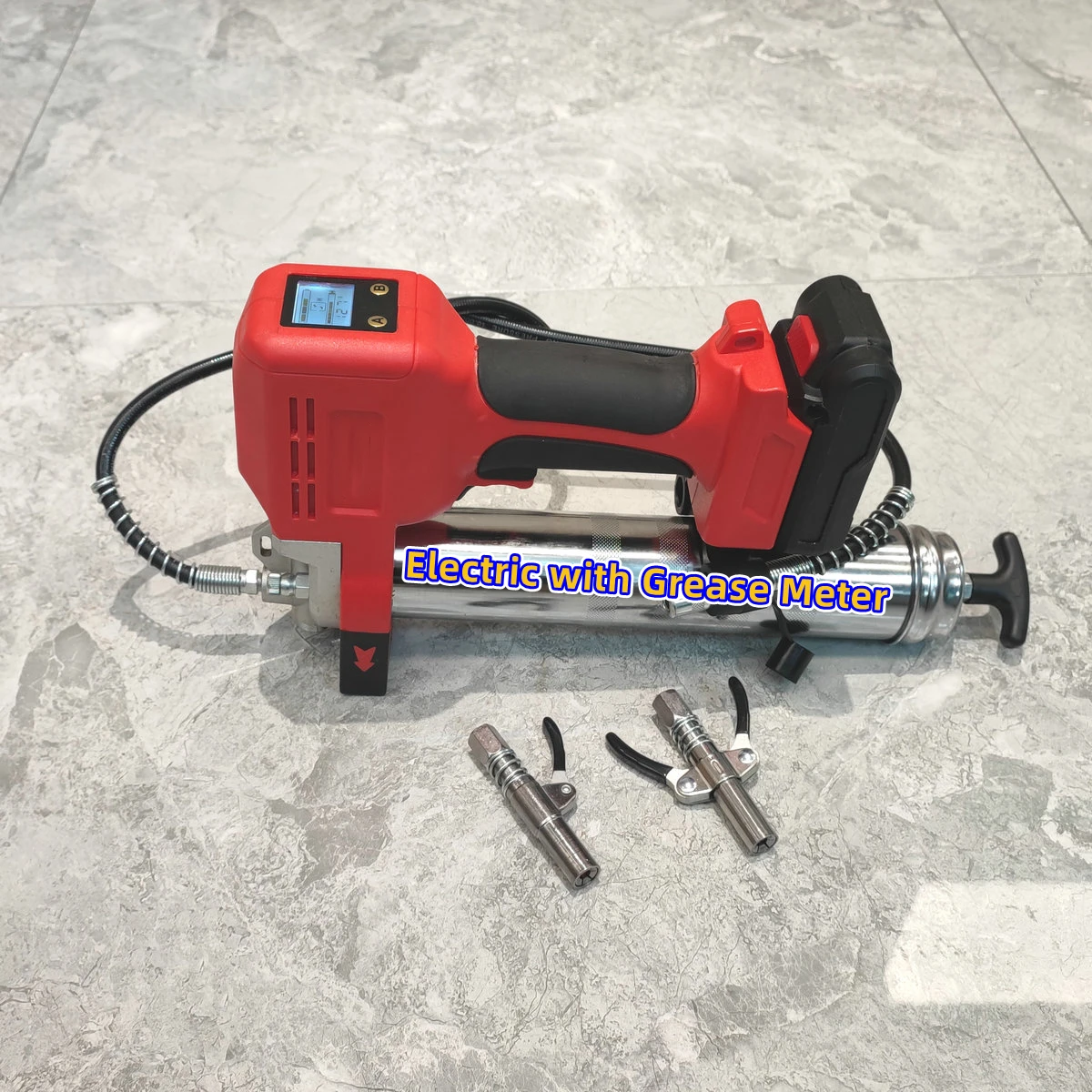 Пистолет-смазка Аккумуляторный Электрический с ЖК-дисплеем 140 PSI 21