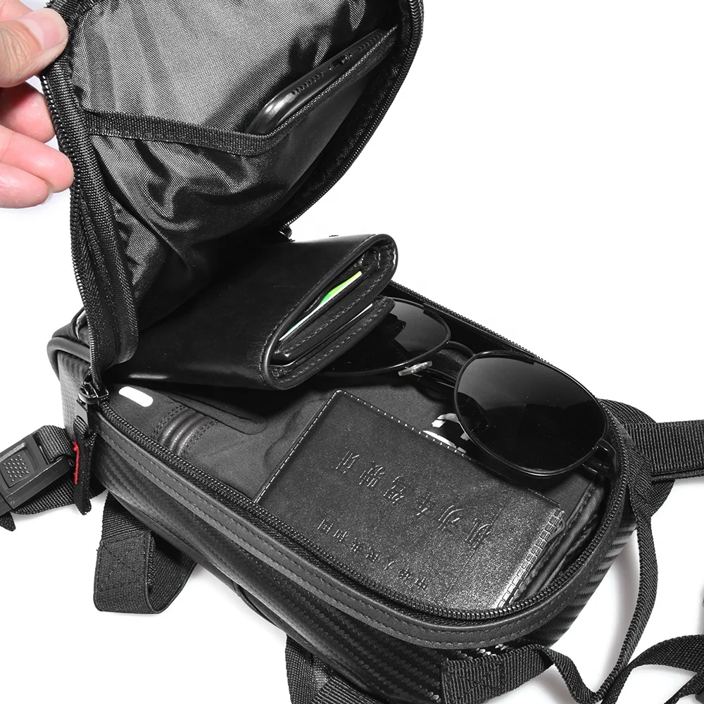 
CUCYMA New Style PU Small Motorcycle Tank Bags With Magnetic 