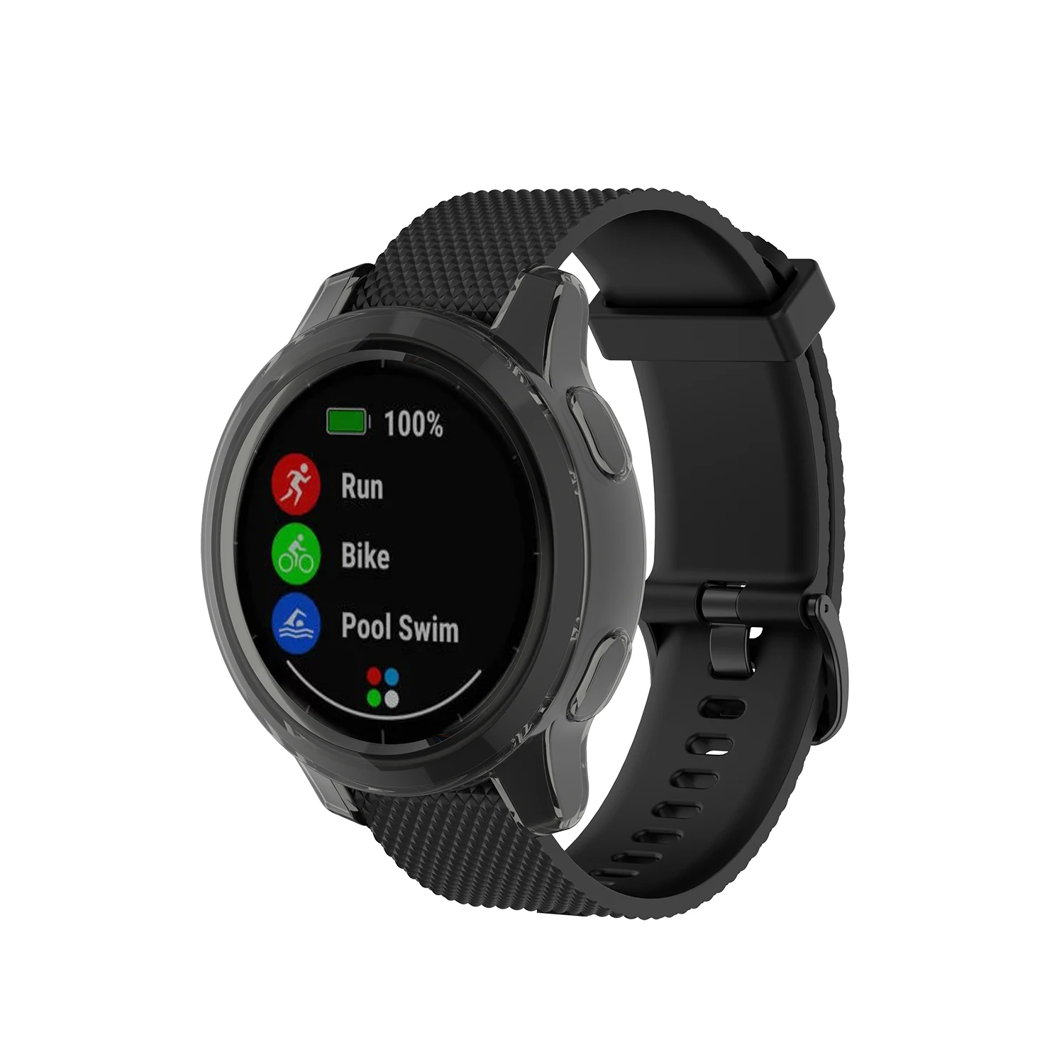 Для Garmin Vivoactive 4 TPU чехол для часов смарт-браслета защитная рама корпус Сменные противоударные прозрачные