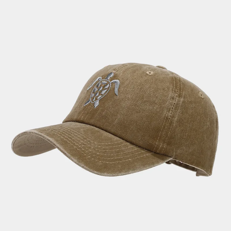 Fashion good quality solid color logo customized blank baseball cap sea turtle baseball cap