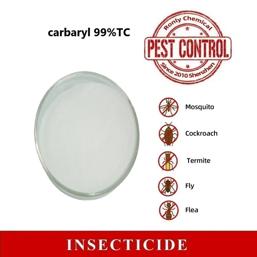 carbaryl 99% TC powder high purity technical material CAS 63-25-2 pest control insecticide best price carbaryl