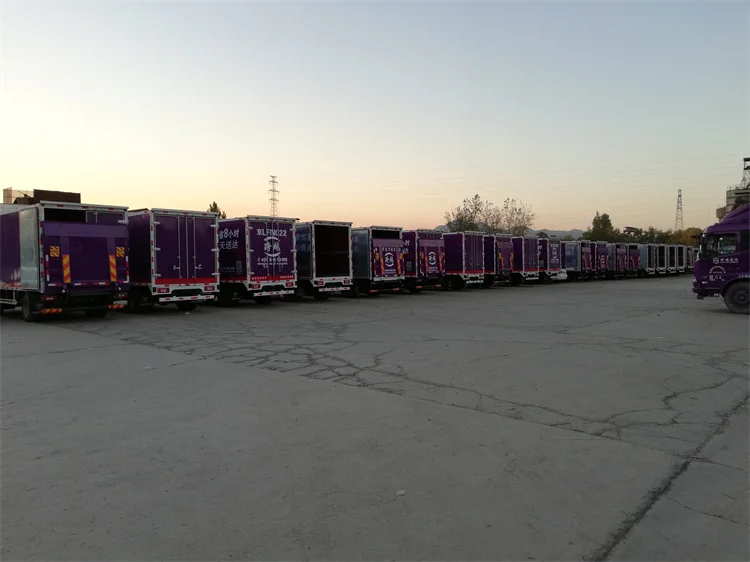 Best Seller Mini Van 26 Ft Cargo Trucks Van Truck Box Body Panels Pop Dry Truck Body