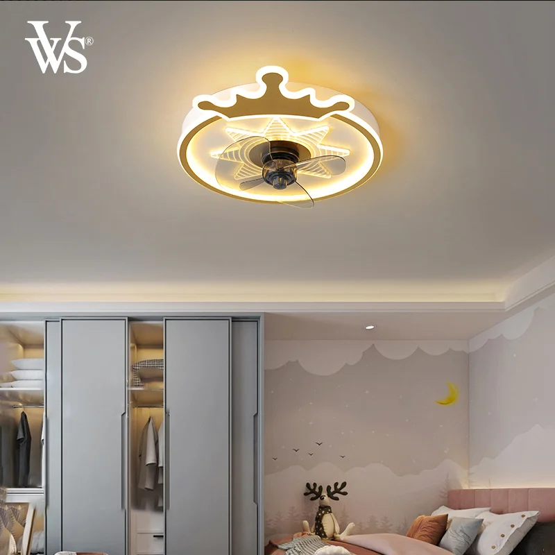 VVS OEM/ODM manufacturer led metal decoration luxury modern ceiling fans with lights 220 v