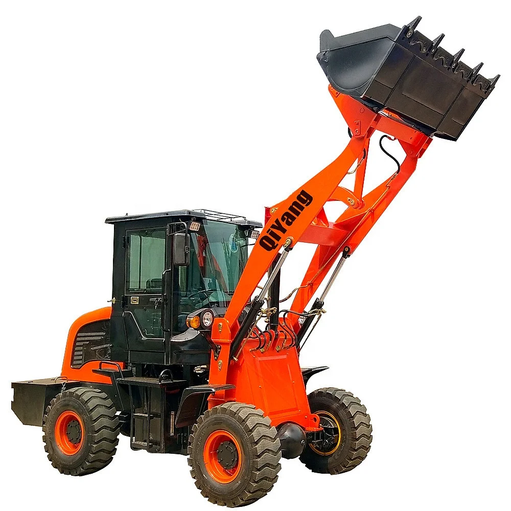QZ915 с control0.8ton 1 тонна 2 тонны мини-трактор фронтальным конечным погрузчиком 5 тонн Европейский колесный