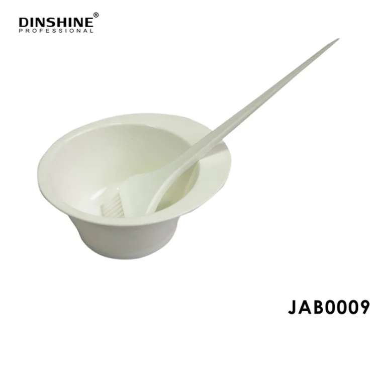 DINSHINE New Design Plastic Rainbow Hairdressing Salon Color Dyeing Tinting Bowl