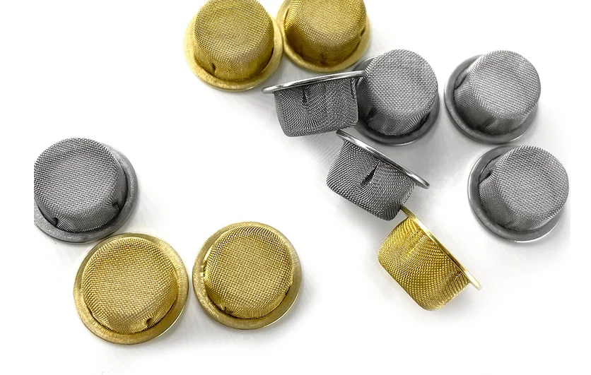 Wholesale Custom Brass Stainless Steel Smoking Pipe Screen Tobacco Pipe Screen Mesh Filter Bowl