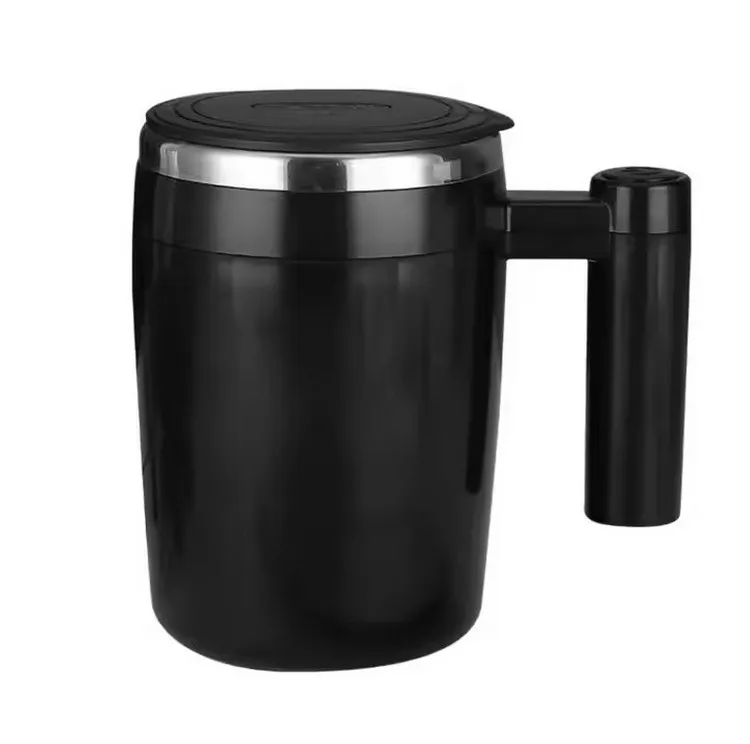 wholesale  electric auto self stirring mug coffee mixing cup automatic magnetic self-stirring coffee mug magnetic with handle