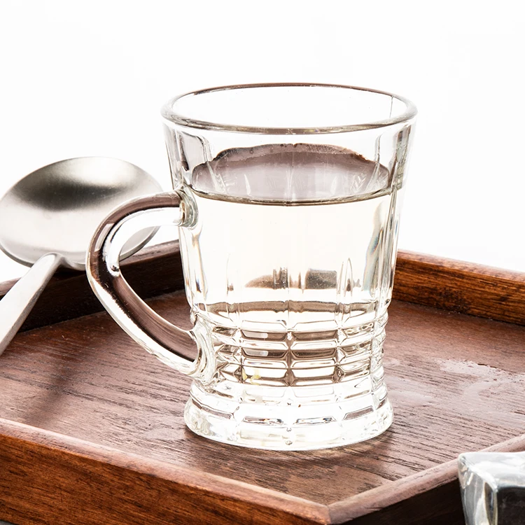 cute mug small glass mug 3oz vintage tea cups old fashion turkey tea cup with handle