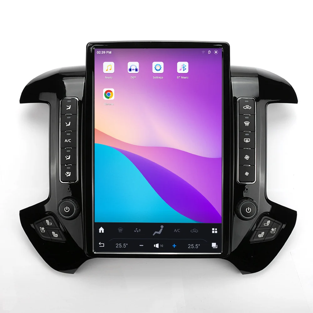 NaviHua 14.4 Inch Navigation Audio Video Media Car Radio Head Unit For Chevroler Silverado 14-20 GMC-SIERRA