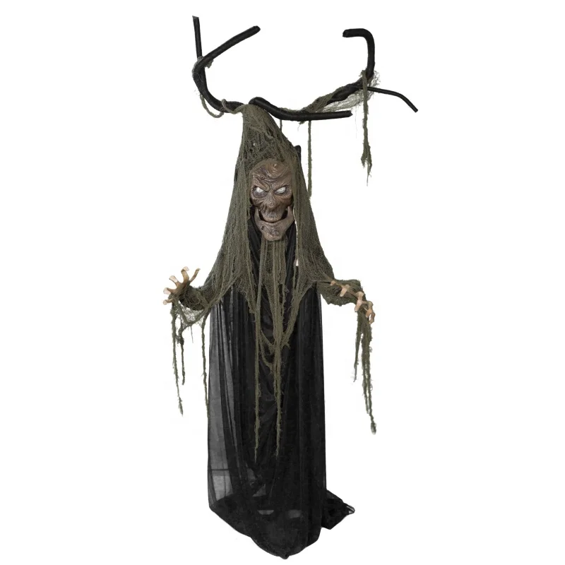Indoor and Outdoor Halloween Decoration Halloween Props Animated Item Talking Tree LL4-4601DZ-AD076 model for sale