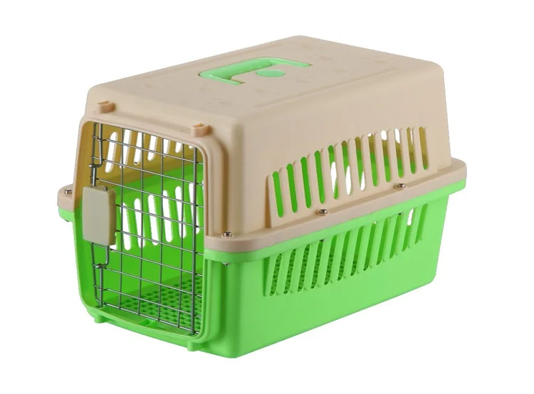 
Plastic Pet Carrier For Cat Dog Puppy Rabbit Travel Box Basket Cage Outdoor New Transport Pet Kennel Crate Travel Cage 