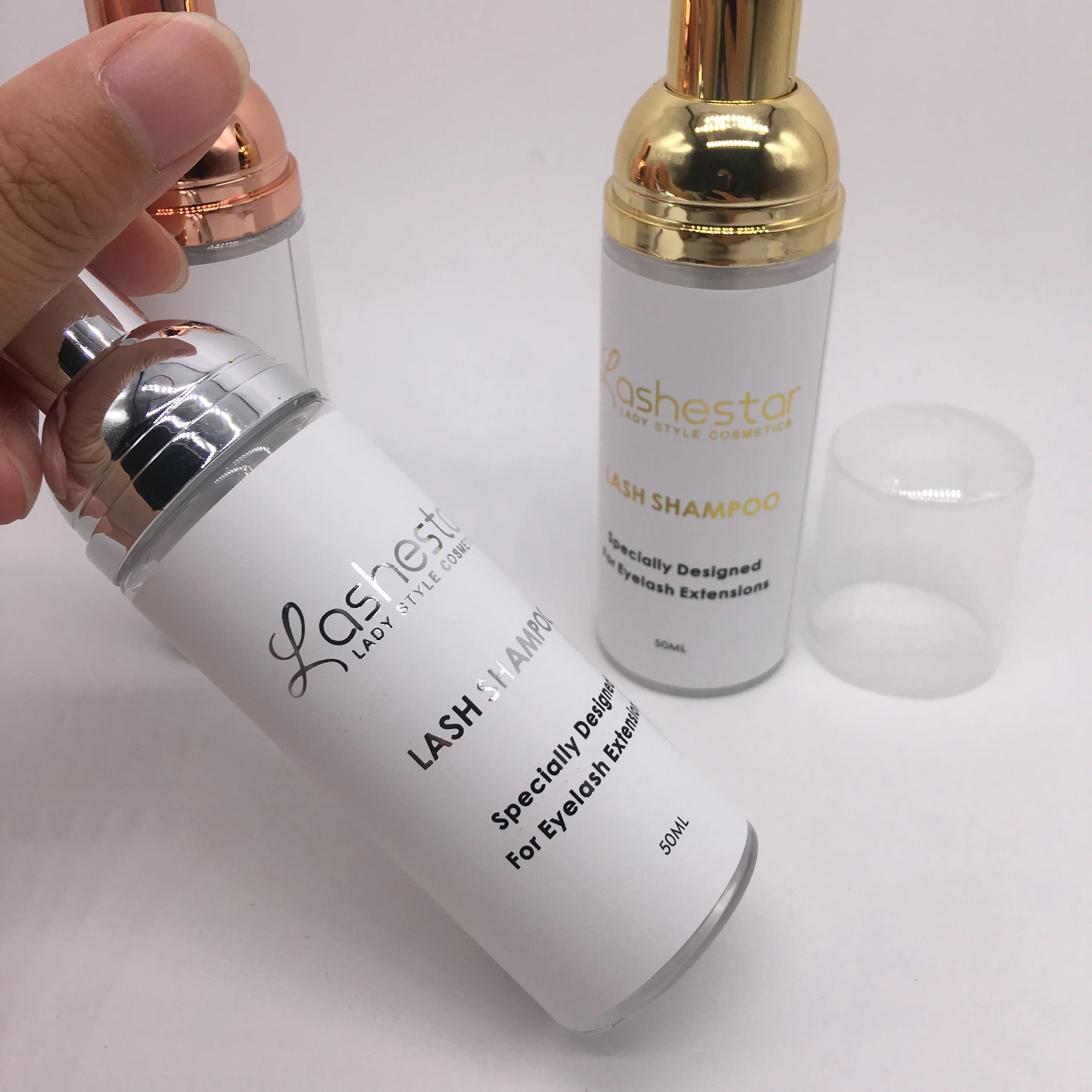 Собственная марка, натуральный шампунь для наращивания ресниц, пена с кисточкой для ресниц