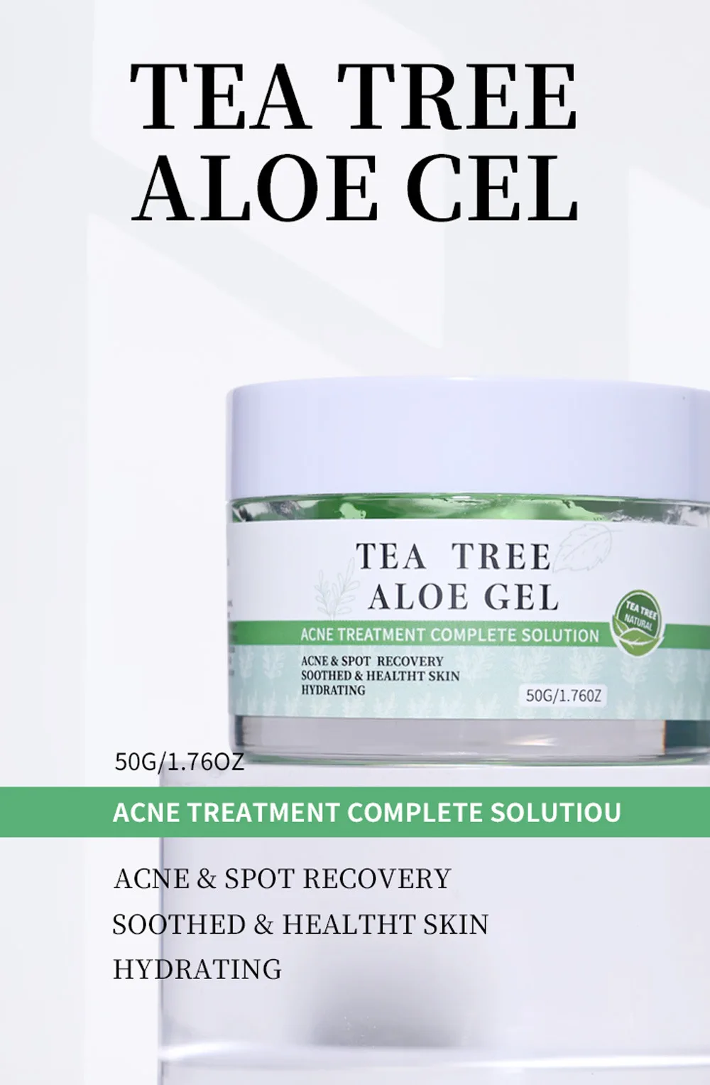 Wholesale Oem Cheap Natural Tea Tree Bulk Private Label Exfoliating 99 Soothing Pure Aloe Vera Gel 0