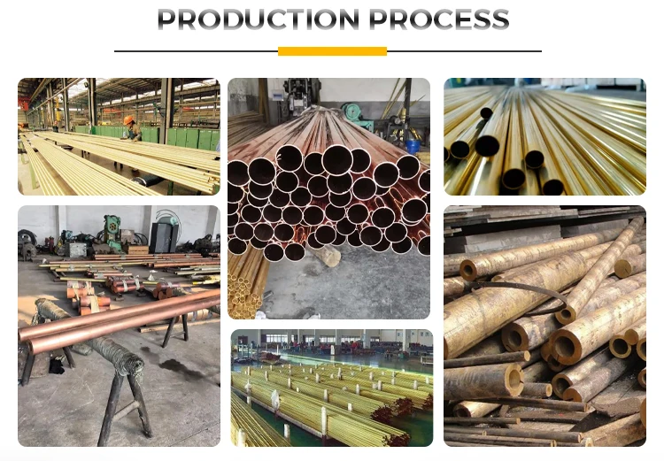 China Supplier of Copper ASTM C26000 C28000 Aluminium Brass Tubes Copper Alloy Pipe