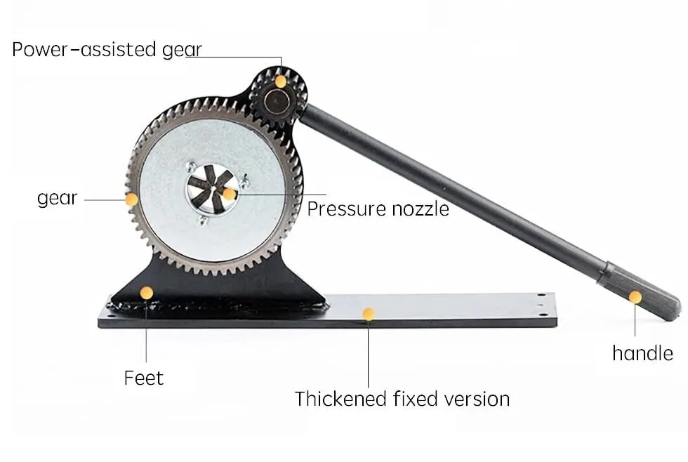 portable manual  hand press hydraulic jack hose pipe crimp machine air tube ferrule collar bender