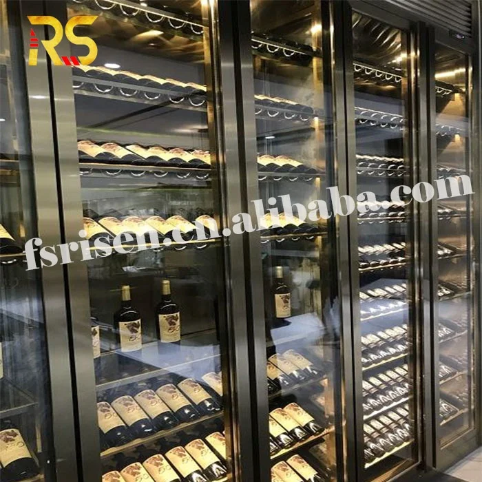 Современные роскошные барные шкафы Foshan из нержавеющей стали для хранения
