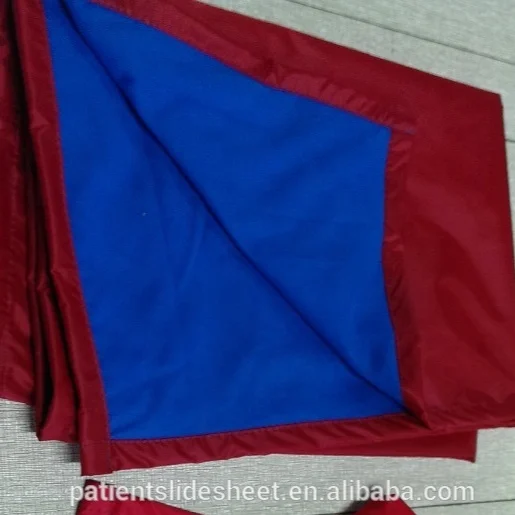 FLAT SLIDE SHEET WITH MICROFIBER COVER AND HANDLES