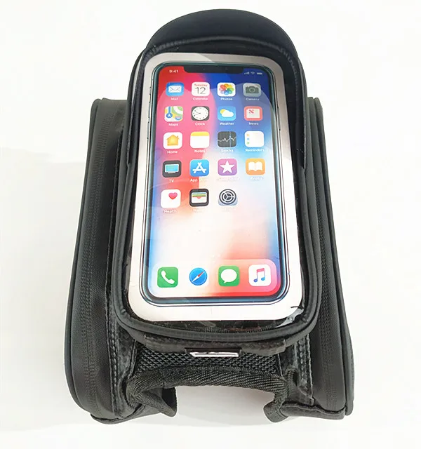 Bicycle Accessory Cycling Frame Bag Bike Front Tube Touch Screen Mount Bag For Cell Phone Bicycle Bags And Boxes