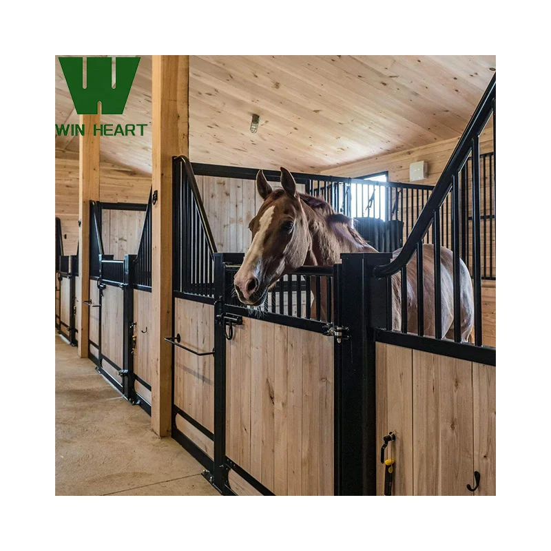 horsehmie horse box horse house Stables made of steel and wood