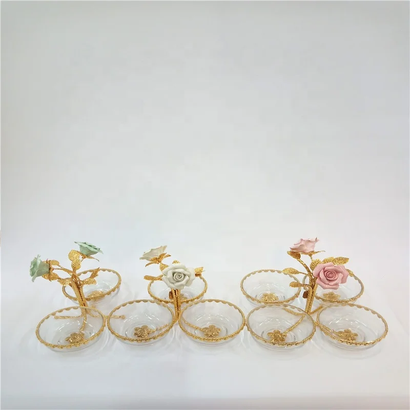 
Factory Multifunctional 3 Pcs Acrylic Sugar bowl and Dishes for Dining Table 