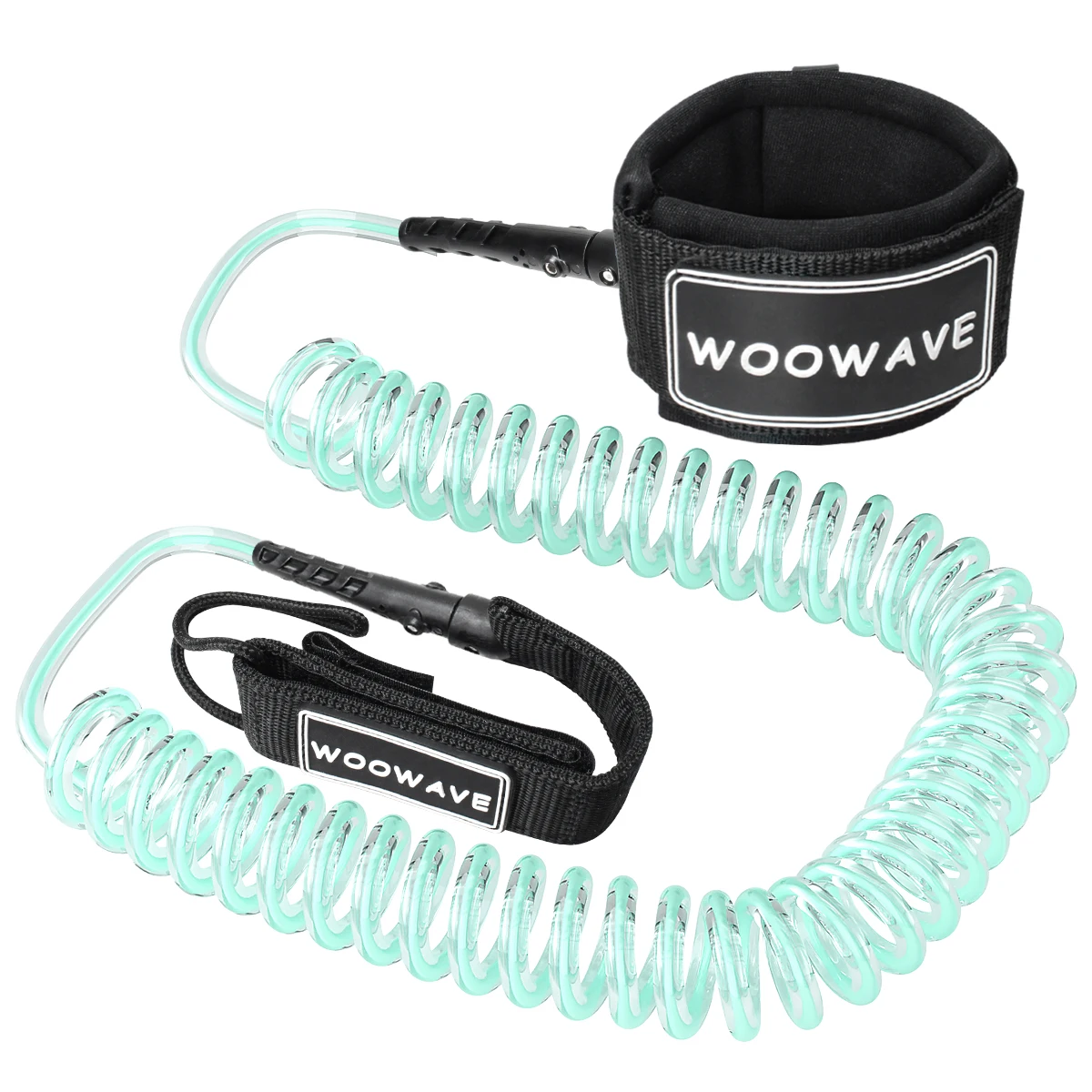 Woowave, лидер продаж, длина по индивидуальному заказу, спиральный поводок для серфинга для доски для SUP толщиной 7 мм