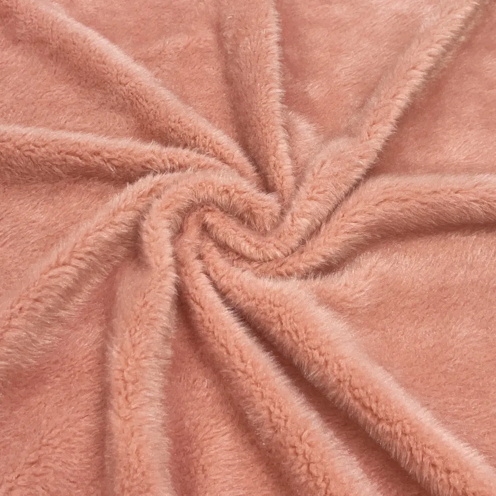 High Quality Wholesale Multi Color Short Fur Fabric Whole Sale Price Beaver Fleece Plush Blanket Jacket Toy Fabric Sherpa Fleece