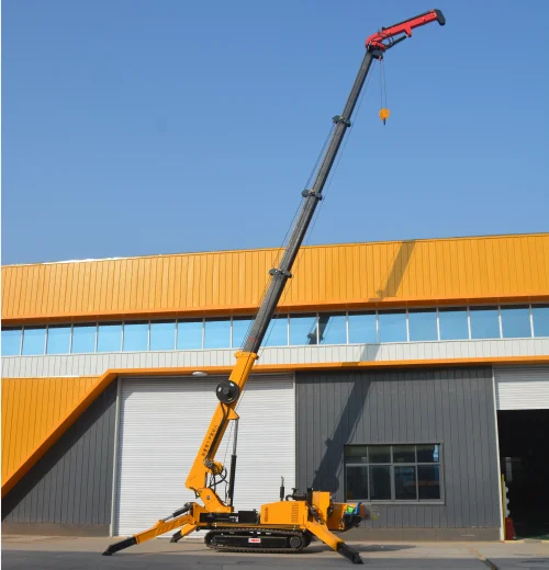 Popular Construction Telescopic Jib Spider Crane 2 Ton Mini Cranes China