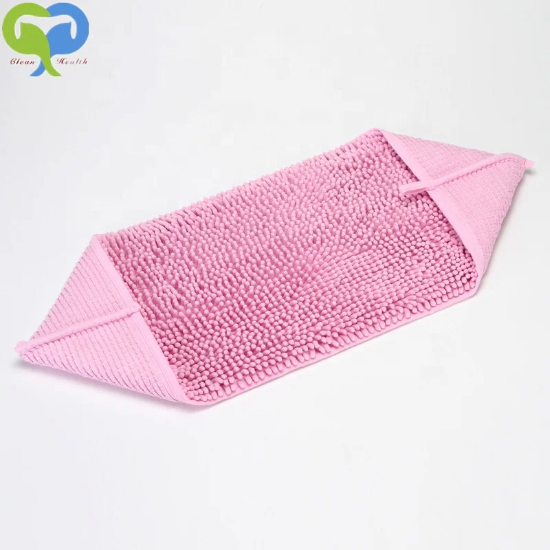 Ready to Ship In Stock Fast Dispatch PINK 60x35cm Pet Bath Towel Ultra Soft Microfiber Chenille Dog Dry Towel