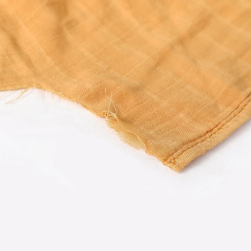 Hot selling Soft Breathable Organic Muslin Swaddle Bamboo Cotton Fabric Blanket Muslim Baby Blankets