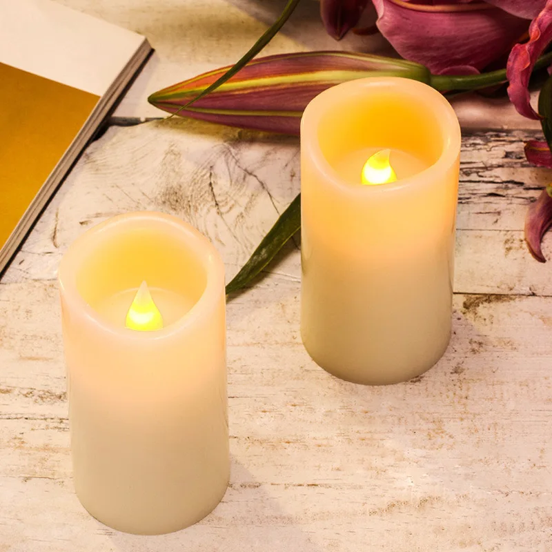 Decor Wedding Decorative Light color changing led christmas candles led taper candles