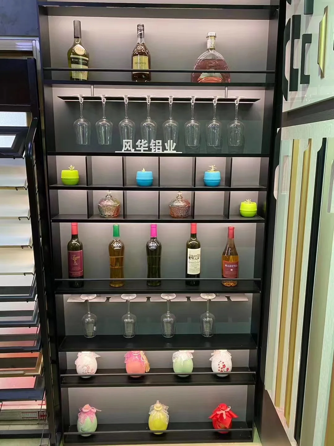 Multifunctional Kitchen Counter Organizer Shelf Sturdy Space-Saving Storage Stand Wardrobe Hardware Rack for Countertop Storage