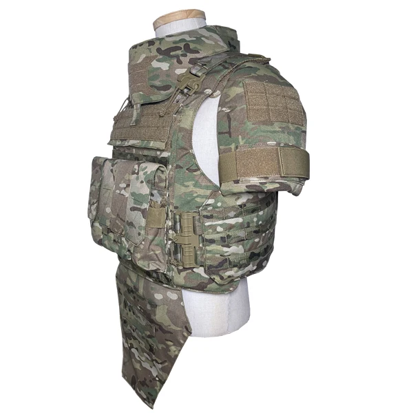 Полностью защитный бронежилет CP Armor Laser Molle для тактических операций обеспечивающий полную защиту тела