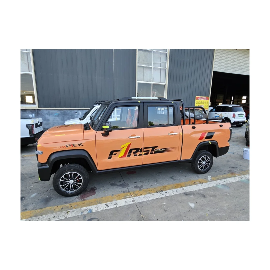 2024 Small Car Electric Affordable Four-wheeled Electric Vehicle 2-door 4-seater Electric Mini Car Pure Electric Pickup Truck