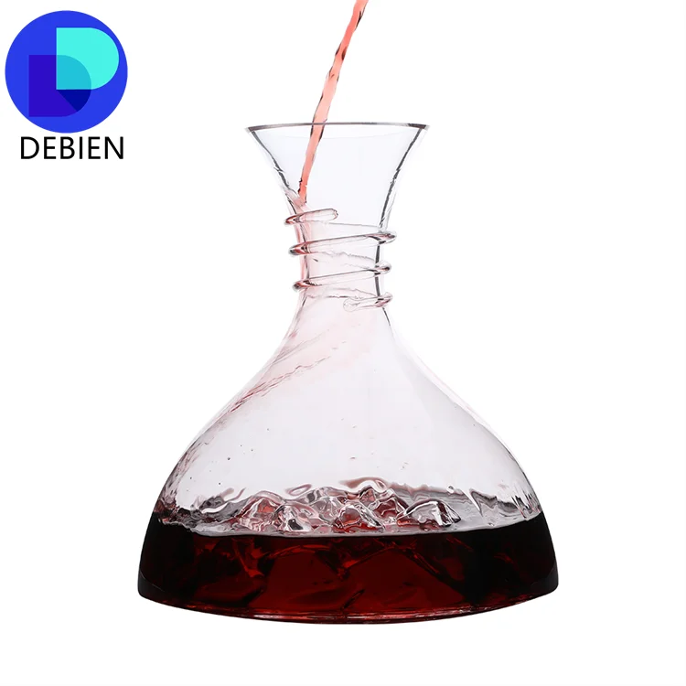 Custom  fancy iceberg north european Unique Crystal Decanter Set Customized for restaurant