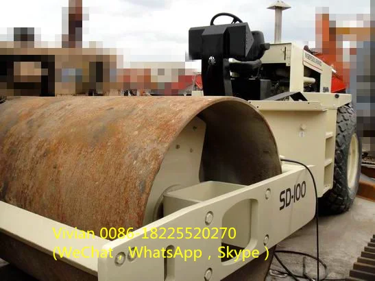 Оригинальный Подержанный дорожный каток ingersallrand SD-100 уплотнитель для