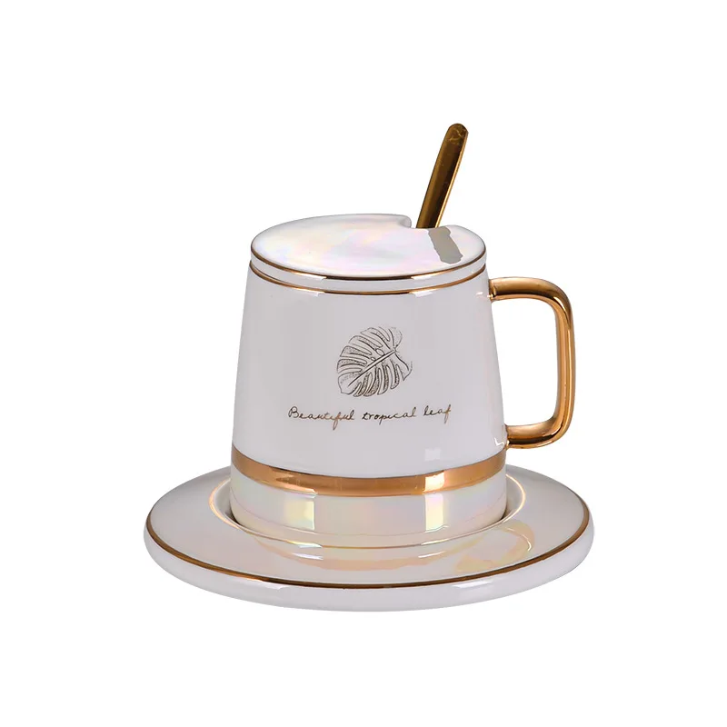 First-class authentic coffee cup and saucer set simple afternoon tea ceramic cups can be customized