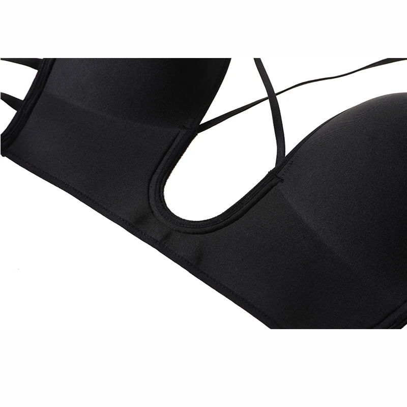 
2019 hot sale sexy seamless nude bra beauty back silicone bra plus size sexy lingerie 
