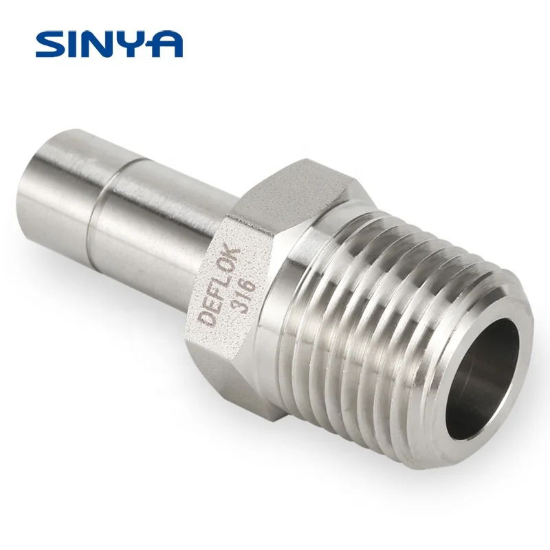 3/4 in. Female Pipe Fitting Swagelok Type Stainless Steel Quick Connect Coupling 1/2 in. Threaded  NPT 316ss Hex Coupling