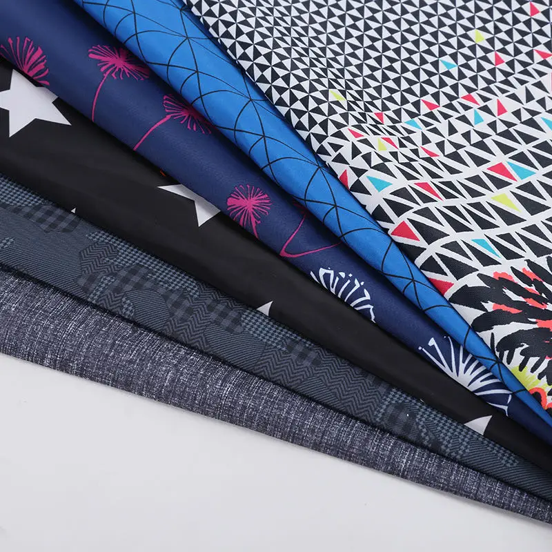 RPET Custom printed fabric 210T Taffeta/Satin Printed floral 75D/100D 18T 28T chiffon fabric